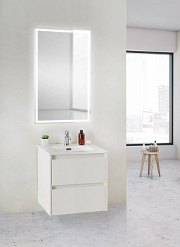 Тумба с раковиной подвесная BelBagno KRAFT 39-50 Pino Pasadena, раковина белая Тумба с раковиной подвесная BelBagno KRAFT 39-50 Pino Pasadena, раковина белая
