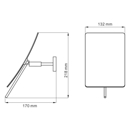 K-1001 Зеркало с 3-х кратным увеличением K-1001 Зеркало с 3-х кратным увеличением
