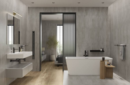 Керамогранит Lines светло-серый 60х60