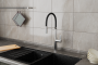 Смеситель для кухонной мойки с гибким изливом RUSH (MS9035-35Black) 