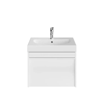 Тумба MODULA подвесная с ящиком, 57,5х47,3х42 см, белая