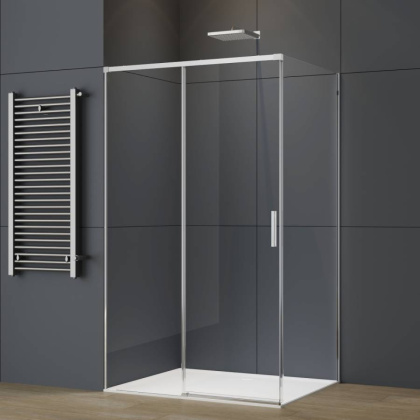 Душевой уголок Soft 2 VSR-3SO28010CL, 1000*800, хром, стекло прозрачное