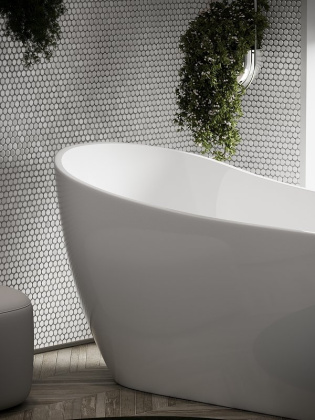 Ванна Perla акриловая отдельностоящая, арт. FB06 Ванна Perla акриловая отдельностоящая, арт. FB06