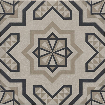 Декор Касабланка серый светлый матовый 20x20x0,8