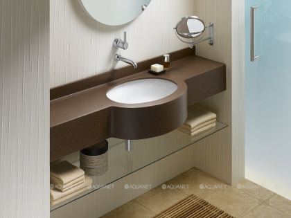 Раковина Arkitekt, встраиваемая снизу, 42 см, цвет белый