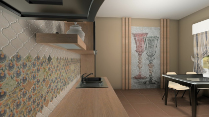 Декор OP\A164\65000 Арабески котто орнамент 6.5*6.5*7 (уп\26шт), шт