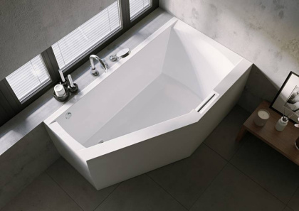 Акриловая ванна Riho Geta 160 см R Plug&Play Акриловая ванна Riho Geta 160 см R Plug&Play