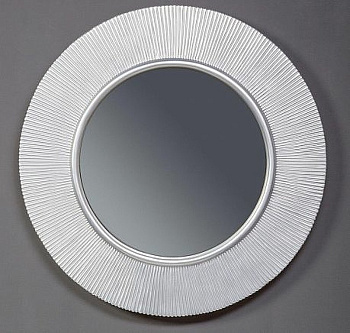 Зеркало SHINE Белое d82 light 528-W light Boheme