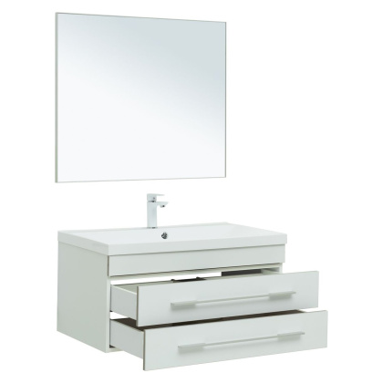 Мебель для ванной Aquanet Верона 90 белый матовый