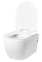 Унитаз подвесной безободковый Creto Logan L1 белый - (крышка в комплекте) 1001-001-L1W