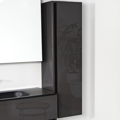 Пенал Vallessi 120*35*28,5cm Антрацит глянец 836-A glossy Boheme Пенал Vallessi 120*35*28,5cm Антрацит глянец 836-A glossy Boheme