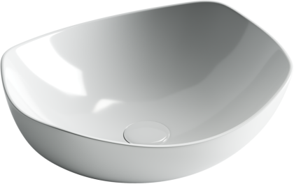 Умывальник чаша накладная овальная Element 420*385*145мм