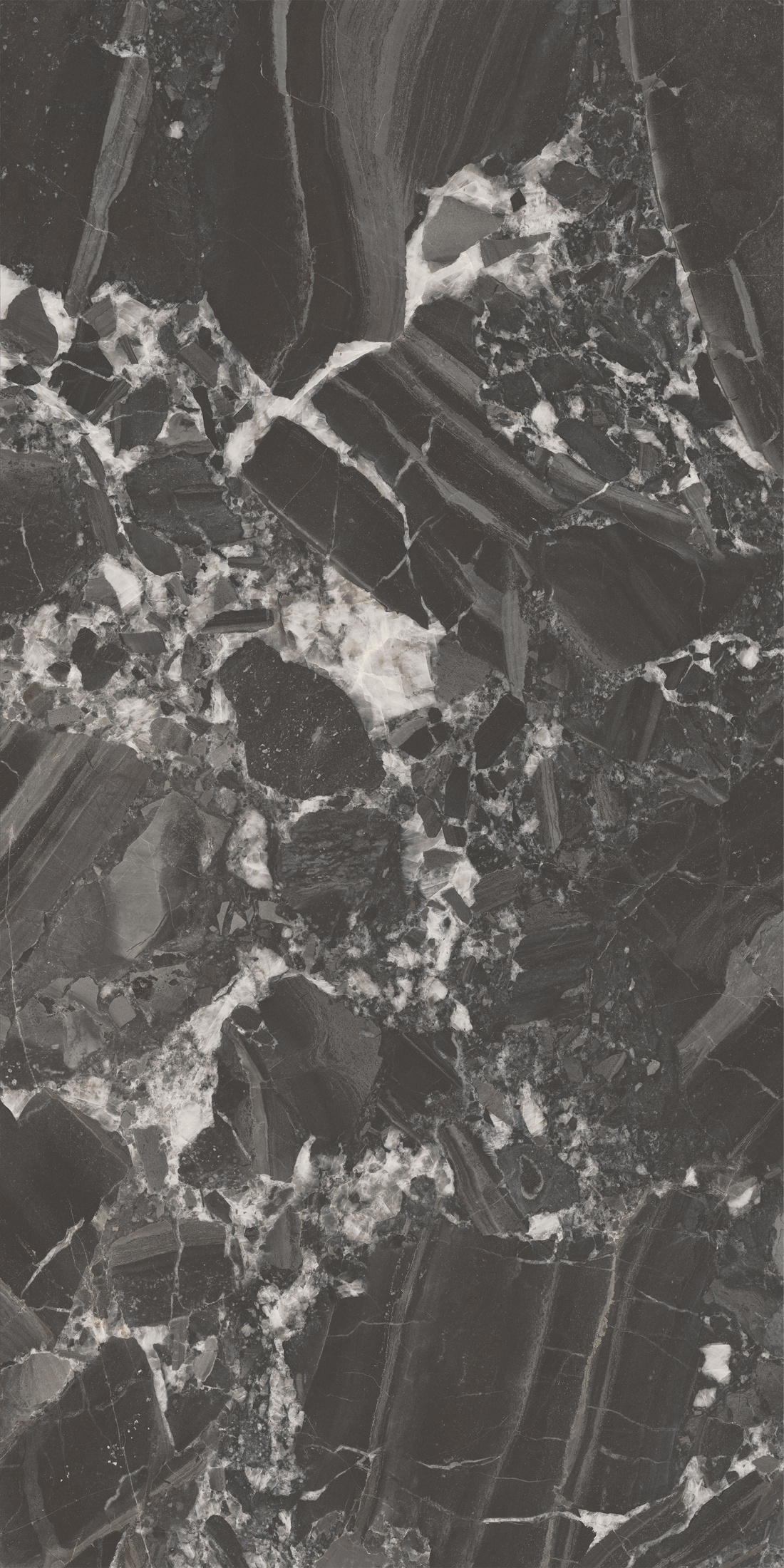 Риальто чёрный матовый обрезной 80x160x0,9