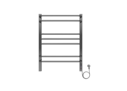 Полотенцесушитель электрический Aquatek (Акватек) Бетта П7 500х700 мм, подключение скрытое к сети электропитания / электропровод с вилкой, с терморегулятором и таймером quick touch, нержавеющая сталь AISI 201, гарантия 5 лет