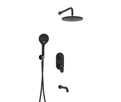 A177471 Встраиваемый комплект для ванны с верхней душевой насадкой, лейкой и изливом Wasserkraft