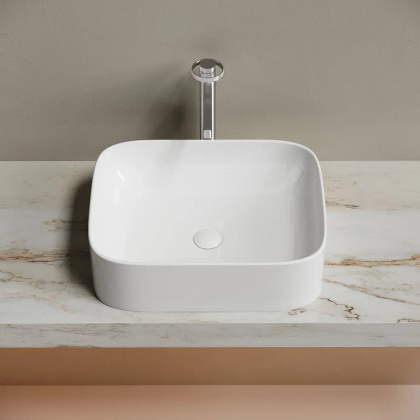 Умывальник чаша накладная прямоугольная Element 505*380*150мм