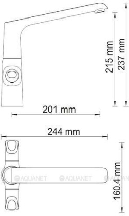 Lossa 1207 Смеситель для кухни Wasserkraft