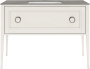 Тумба PLAZA Classic Neo напольная с ящиком 120, белая матовая PL.CN.120.1\WHT.M
