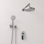 A14229 Встраиваемый комплект для душа с верхней душевой насадкой и лейкой Wasserkraft
