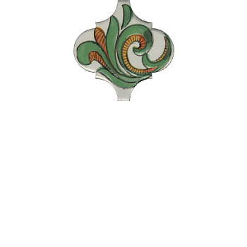 Декор7 VT\A315\65000 Авейру зеленый (6,5см*6,5см*7мм) (26шт/0,11м2) глянец, шт