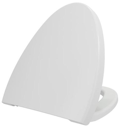 Сиденье с крышкой Etna, дюропласт, плав.опускание, мат. белый,  A0325-002, шт