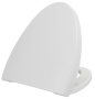 Сиденье с крышкой Etna, дюропласт, плав.опускание, мат. белый,  A0325-002, шт