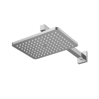 SLIDER-VDSET-01 Душевой комплект встраиваемый с изливом (смеситель, верхний душ, ручной душ со шлангом, излив, штуцер с держателем), хром