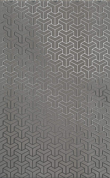 Декор HGD\C371\6399 Ломбардиа серый темный 40см*25см*8мм (1уп/10шт)матовый, шт