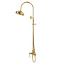 MARGOT-CD-02-M Душевая колонна со смесителем, верхним и ручным душем бронза, ручка бронза