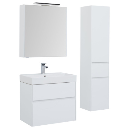 Тумба с раковиной Aquanet Бруклин 70 белый