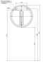 Зеркало Allen Brau Infinity 80 1.21017.BL черный Зеркало Allen Brau Infinity 80 1.21017.BL черный