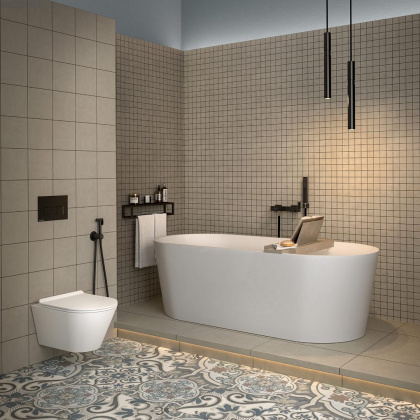 Чементо серый светлый матовый обрезной 30x60x0,9