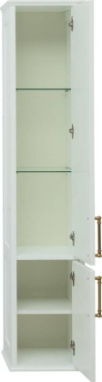 Пенал Aquanet Бостон 36 L белый матовый (ручки золото) Пенал Aquanet Бостон 36 L белый матовый (ручки золото)
