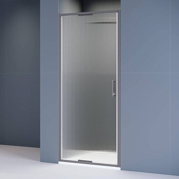 Душевая дверь 100*195 RGW SV-05-Gr Серый/Ribbed/8 мм (Easy)