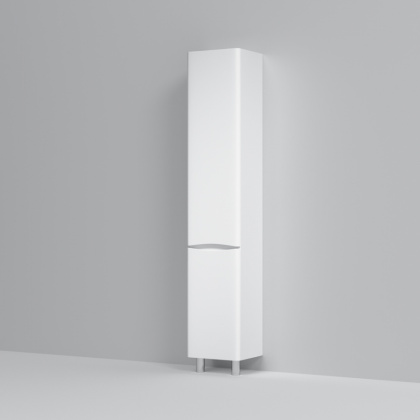 M80CSL0356WG Like, шкаф-колонна, напольный, левый, 35 см, двери, Белый, глянец, шт