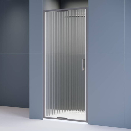 Душевая дверь 100*195 RGW SV-05-Gr Серый/Ribbed/8 мм (Easy)