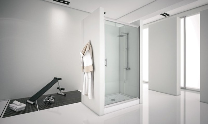 Душевая дверь Aquanet Alfa NAA6121 140, прозрачное стекло Душевая дверь Aquanet Alfa NAA6121 140, прозрачное стекло