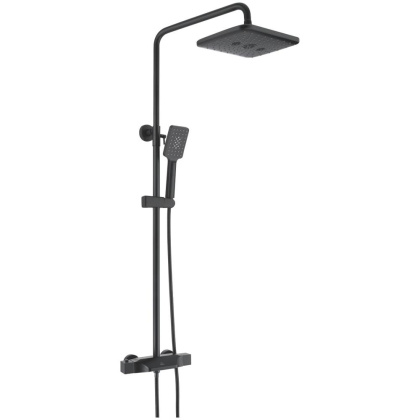 Душевая система латунь черный R3736H