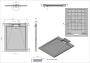 Поддон для душа из искусственного камня VST-4SRL8010G,1000*800*25, серый Поддон для душа из искусственного камня VST-4SRL8010G,1000*800*25, серый