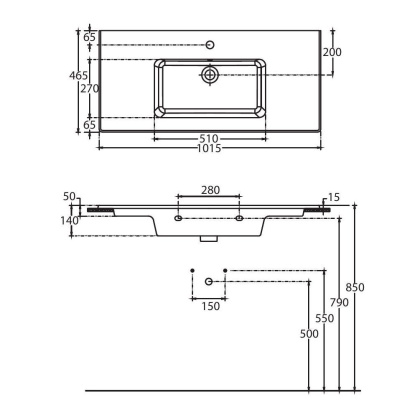 Раковина Allen Brau Fantasy 102 4.11027.20 белый глянец