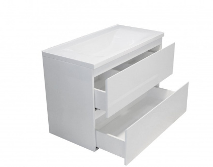 Тумба подвесная под умывальник Bali 650х450 2 ящика (ШхГхВ) 648х446х607