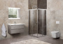 Душевой уголок BelBagno UNIQUE-A-2-85/100-P-Cr