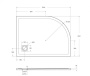 TRAY-MR-UNO-RH-120/80-550-35-W-R-CR Поддон из искусственного мрамора в комплекте с сифоном с декоративной накладкой (хром) TRAY-MR-UNO-RH-120/80-550-35-W-R-CR Поддон из искусственного мрамора в комплекте с сифоном с декоративной накладкой (хром)