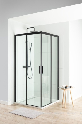 Душевой уголок Aquanet Pleasure AE60-S-100x100U-BT 100x100, прозрачное стекло