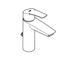 Смеситель для раковины Grohe Eurosmart 2021 M-size, 23323003