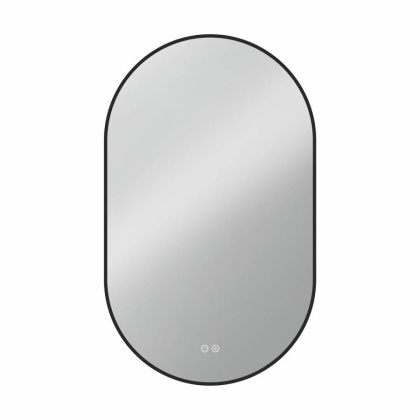 Зеркало LED VLM-3AU900B-2 500x900 c сенсорным выключателем и диммером, антизапотевание