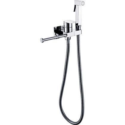 Гигиенический душ со смесителем Rose R307, хром
