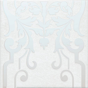 Декор Барберино 2 белый глянцевый 20x20x0,69 Декор Барберино 2 белый глянцевый 20x20x0,69