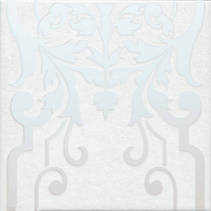 Декор Барберино 2 белый глянцевый 20x20x0,69 Декор Барберино 2 белый глянцевый 20x20x0,69