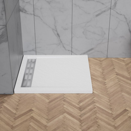 BB-01-90 Сифон для душевых поддонов с гидрозатвором универсальный, крышка хром